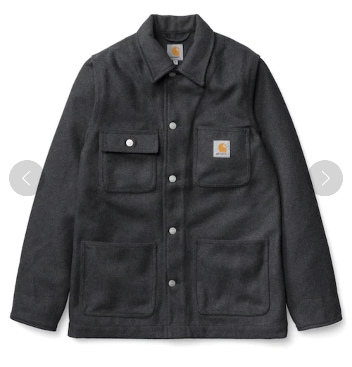 [S] Carhartt 칼하트 미시건 챠콜 초어코트 자켓 상품이미지2