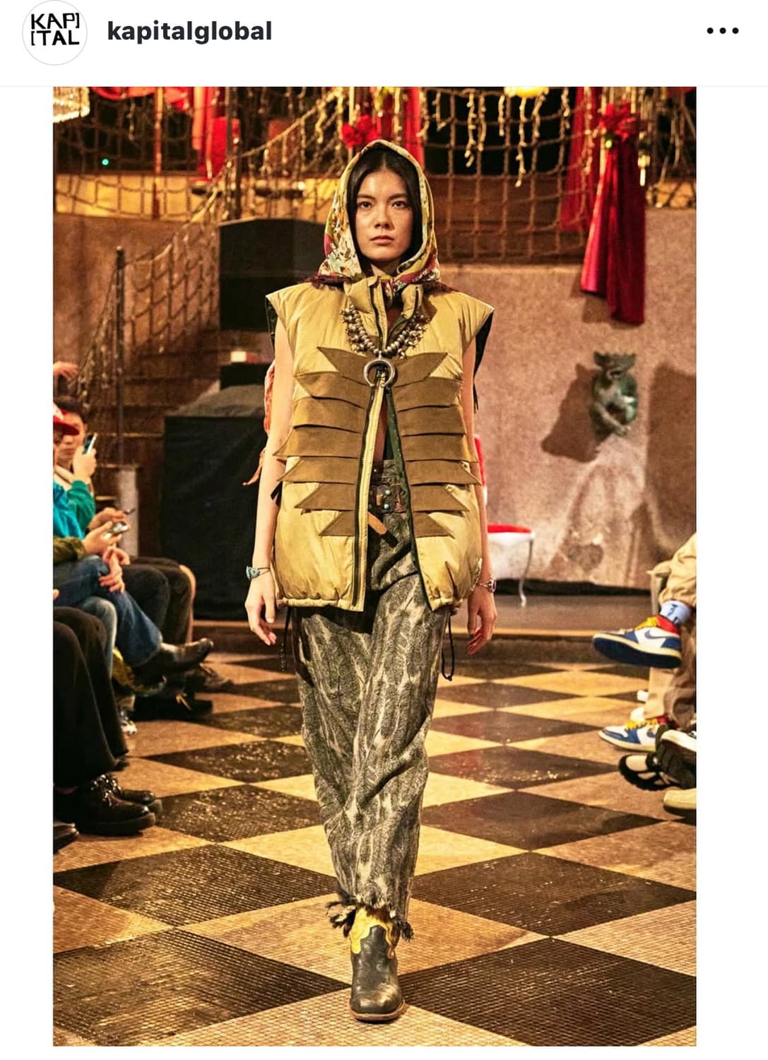 kapital 캐피탈 12OZ MAGPIE DENIM HIGH WAIST 상품이미지1