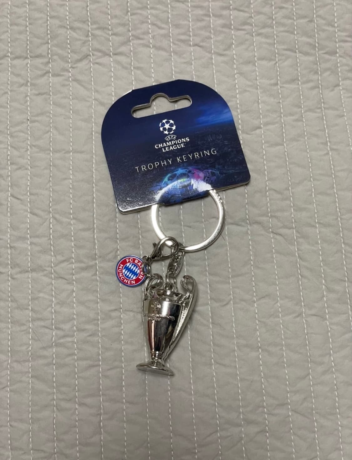 챔피언스리그 빅이어 트로피 X 바이에른 뮌헨 키링(새상품) 상품이미지1