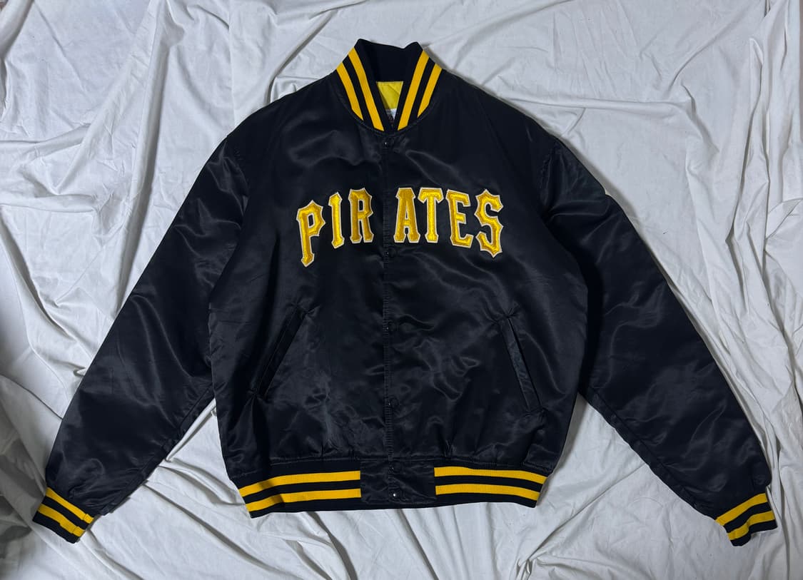 80s usa 스타터 mlb 피츠버그 파이리츠 나일론 스타장 상품이미지1