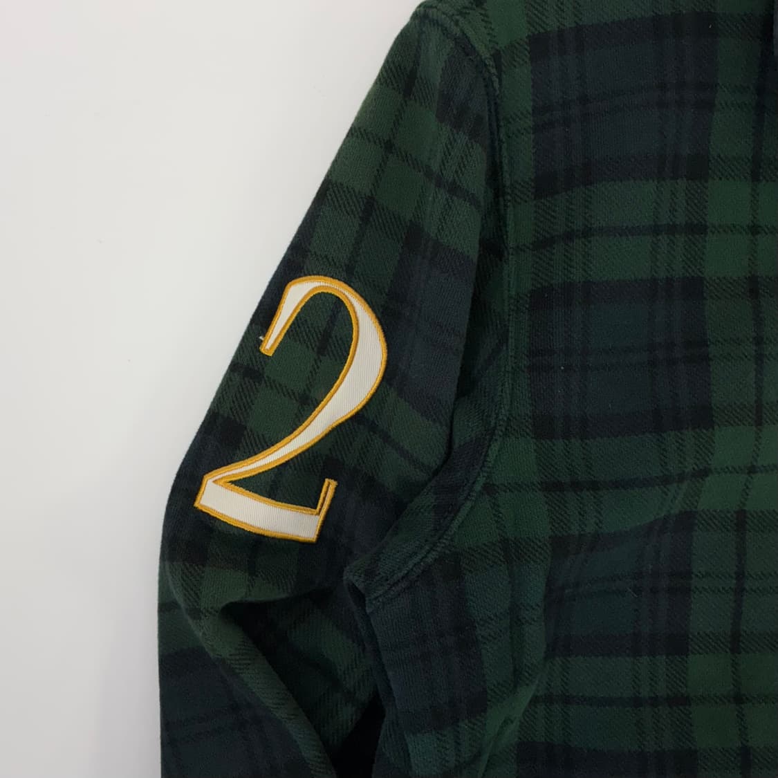  Polo  폴로 랄프로렌 그린 블랙워치 자수 타탄체크 자켓 상품이미지4