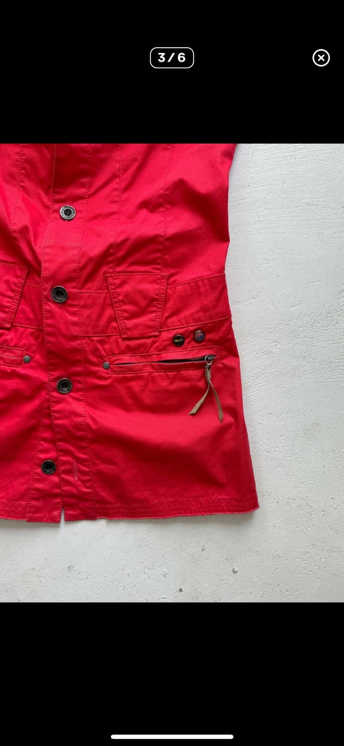 디젤 diesel 버튼 슬리브리스 / 빈티지 y2k 2000s 상품이미지3