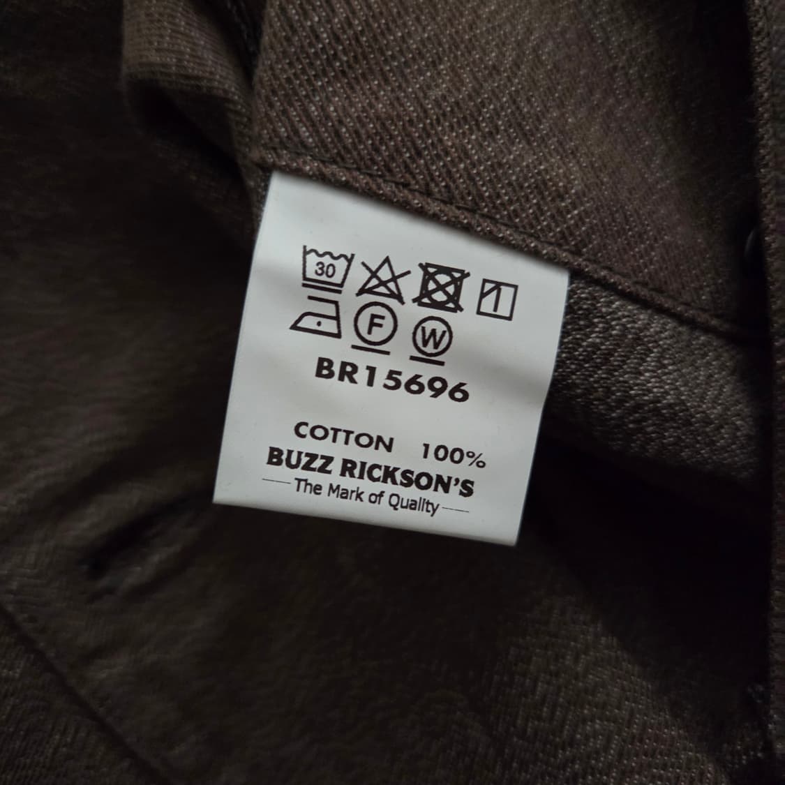 버즈 릭슨 U.S. ARMY 브라운 데님 워킹 재킷 40사이즈 상품이미지3
