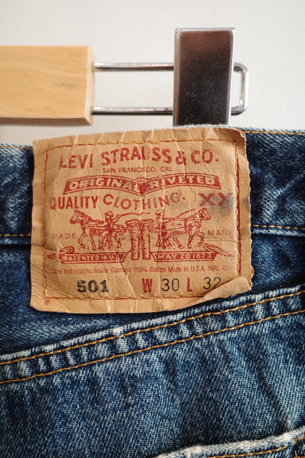 90s Levis 501 리바이스 빈티지 데님 (MADE IN USA) 상품이미지6