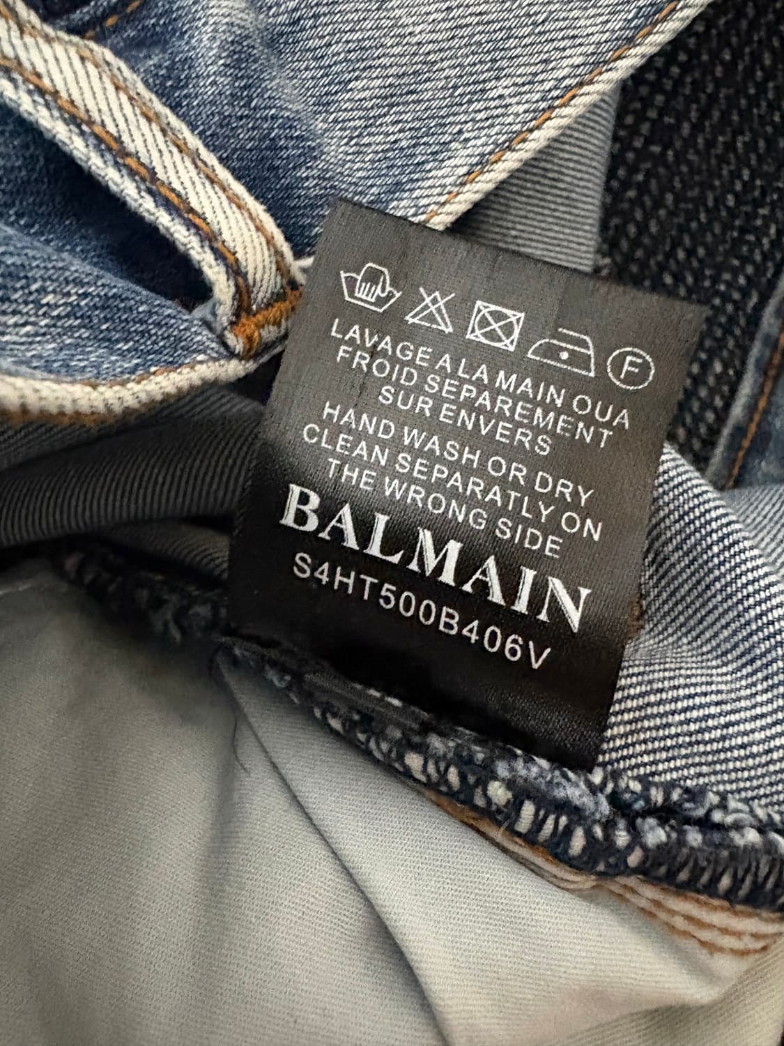 Balmain 발망 페인트 바이커진 36 상품이미지3