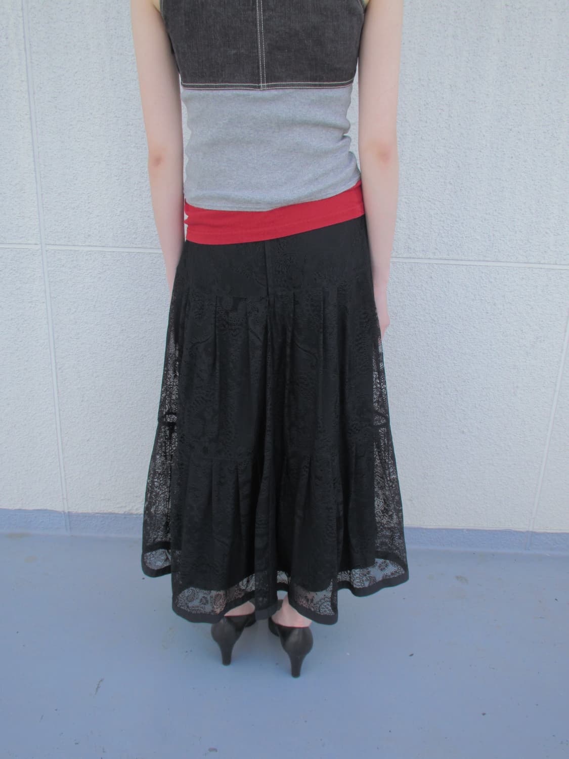 t.b by Sensounico lace pleats skirt 상품이미지7