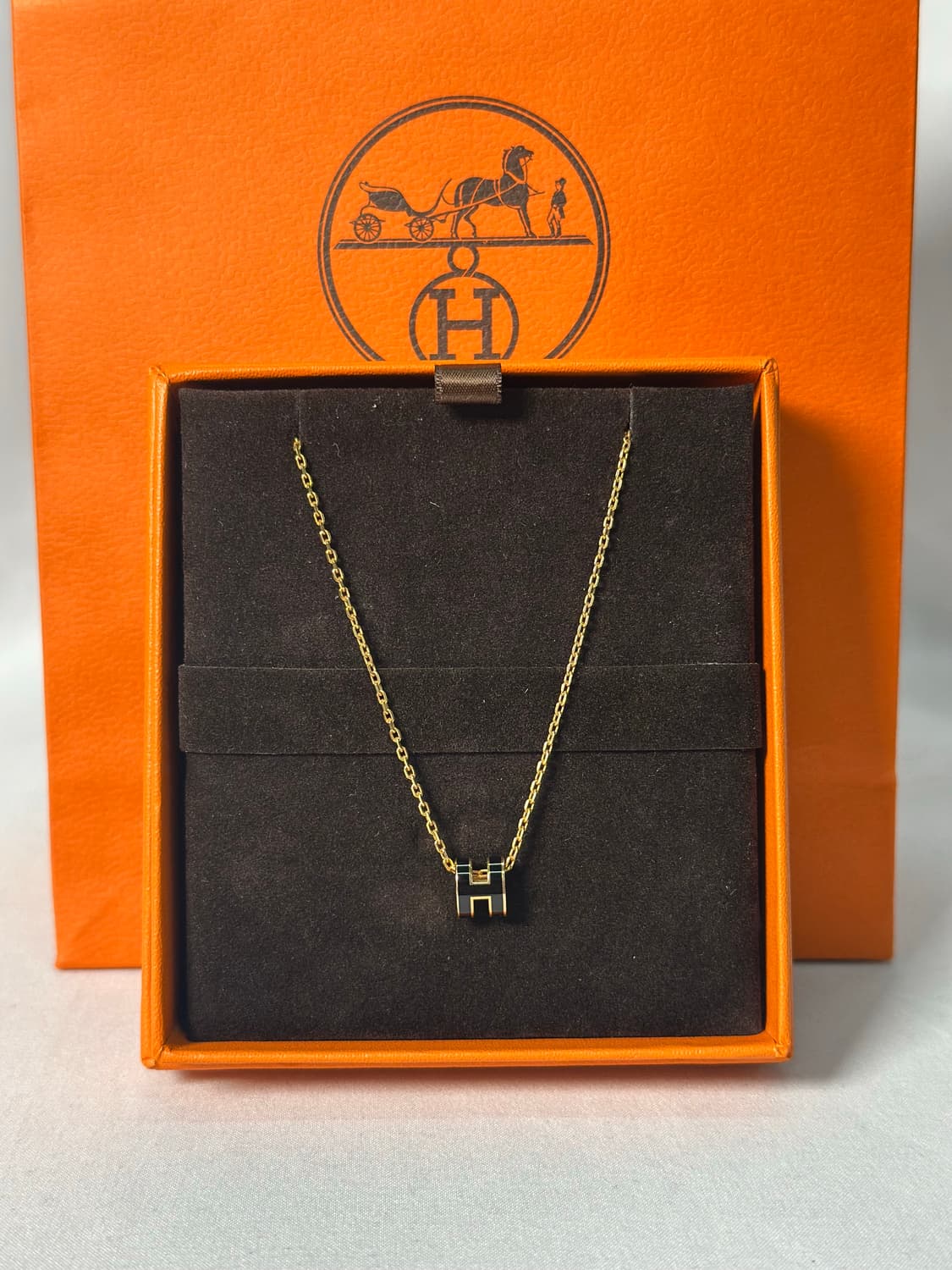 에르메스 미니팝아슈 누아골드 상품이미지2