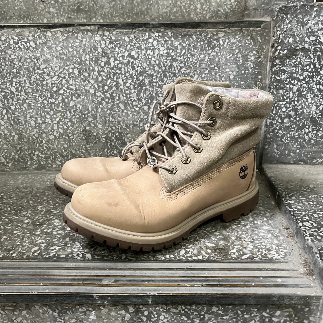 팀버랜드 롤탑 베이지 부츠 상품이미지2
