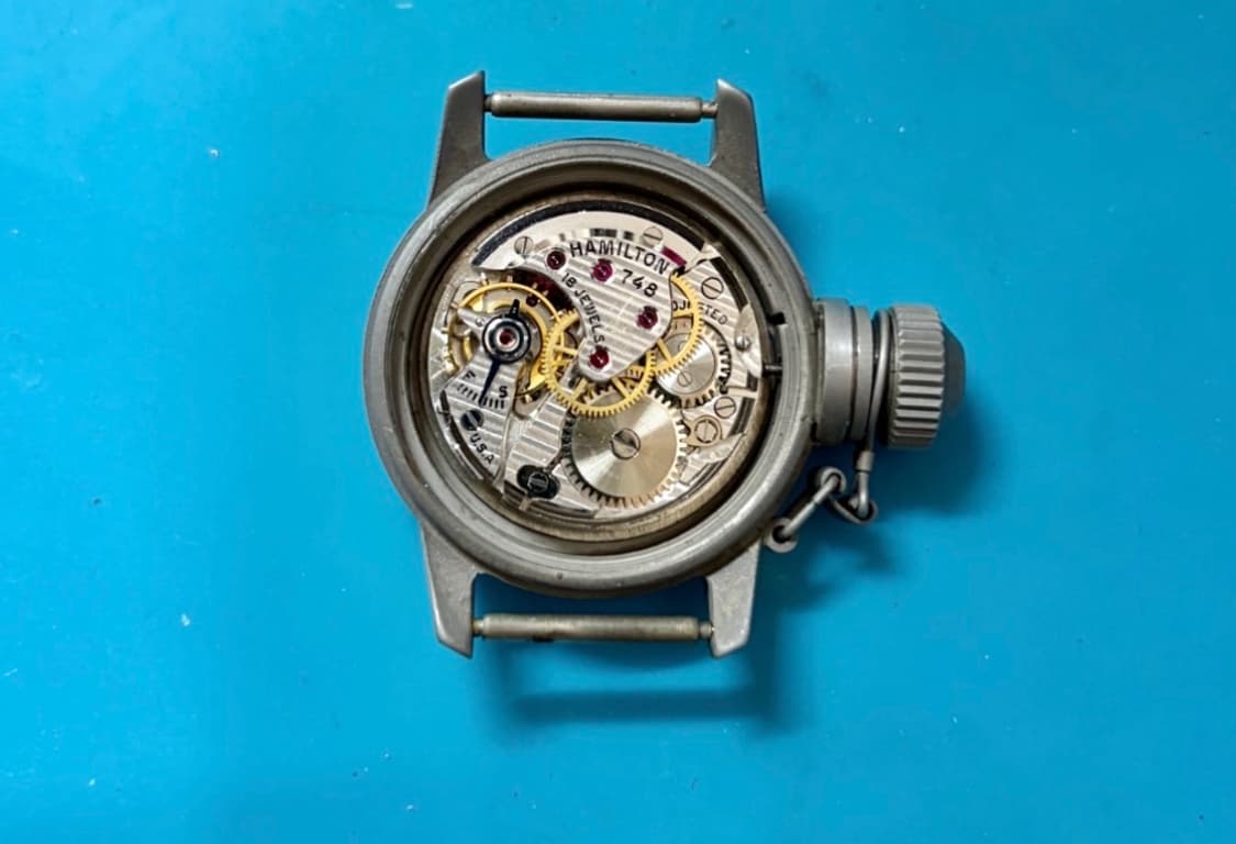 WW2 해밀턴 부쉽 캔틴워치 상품이미지5