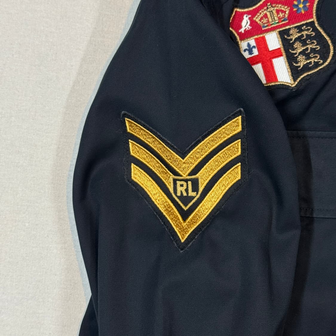 S) 폴로 랄프 로렌 멀티 엠블럼 밀리터리 커스텀 셔츠 상품이미지5