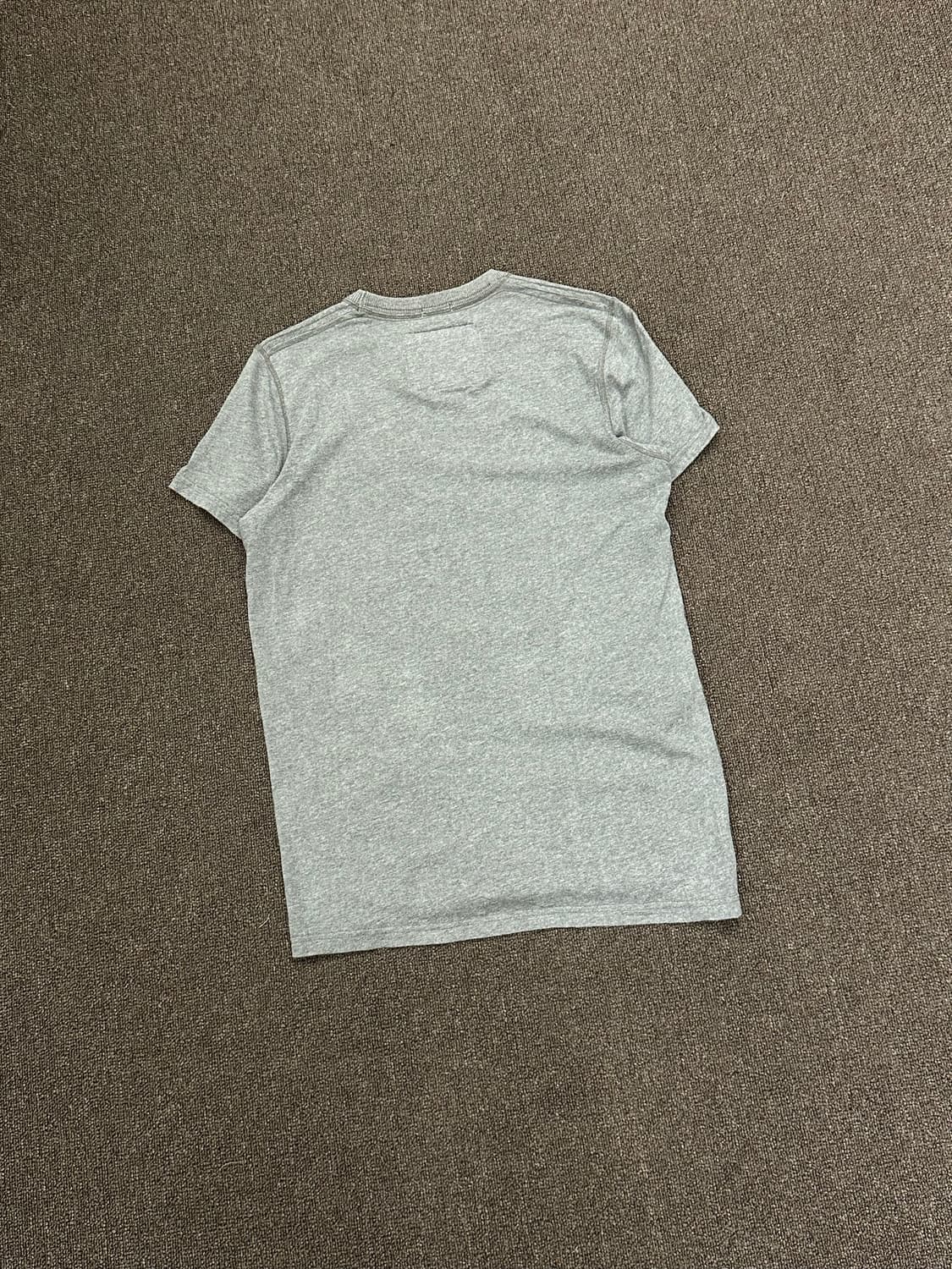 S)아베크롬비 빈티지 여성 그레이 로고 반팔 상품이미지4
