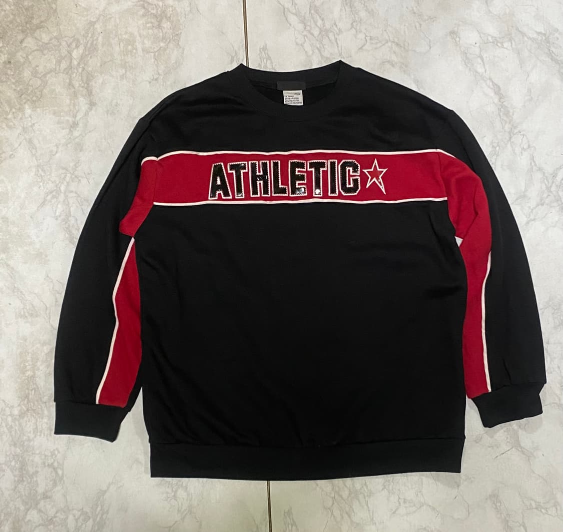 어슬레틱 로고 빈티지 맨투맨티셔츠 100 상품이미지1