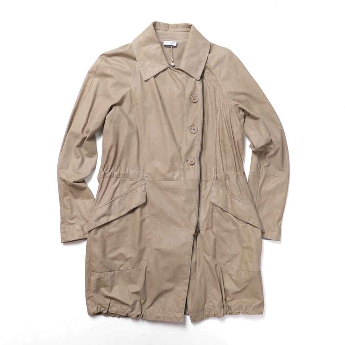 Brunello Cucinelli Leather Half Coat 

 상품이미지3