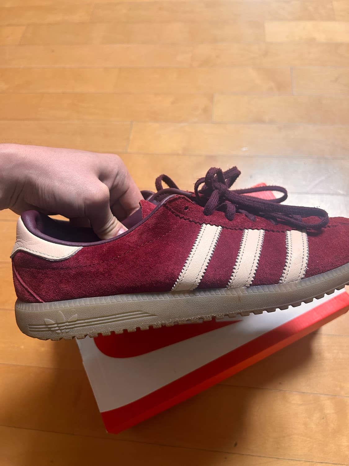 아디다스 버뮤다 컬리지 버건디 285 상품이미지3