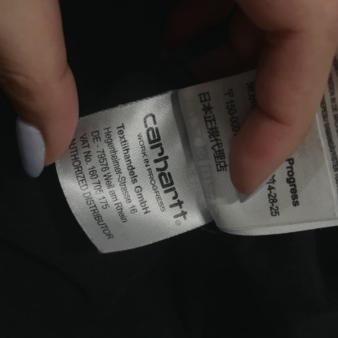 [정품] 칼하트 블랙 포켓 카라 반팔티 [ M ] 상품이미지6