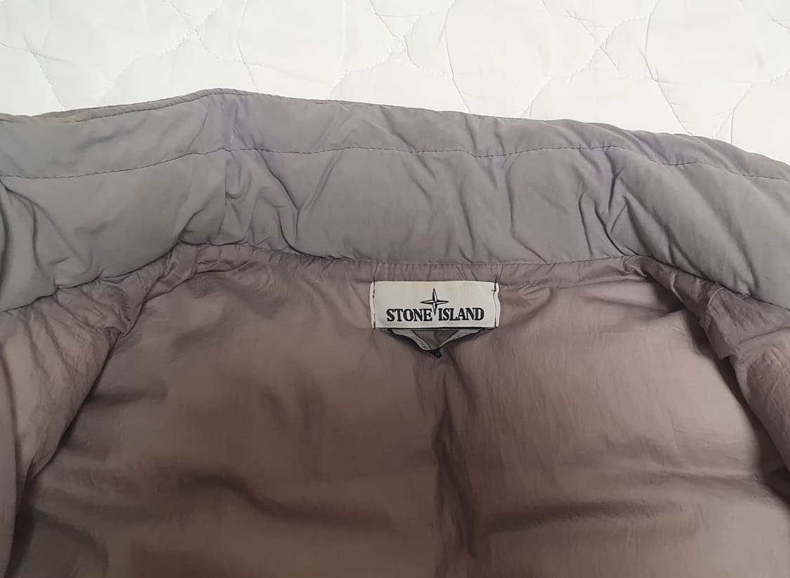 스톤아일랜드 20FW 크링클랩스 논후드 패딩(머드베이지,L) 상품이미지6