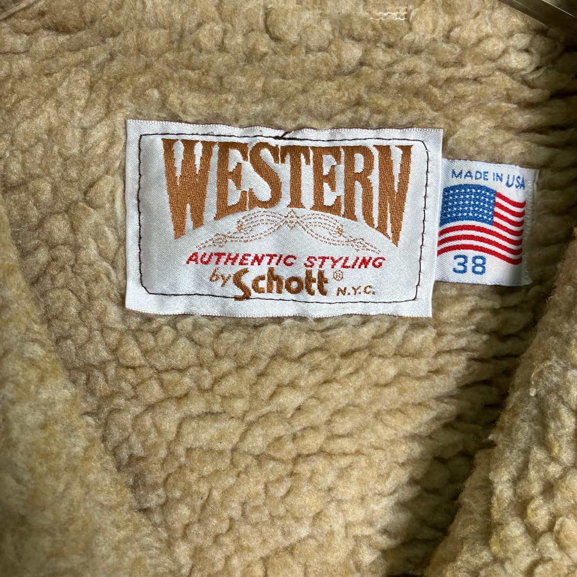 80's Schott 쇼트 웨스턴 렌처 스웨이드 자켓 38 상품이미지3