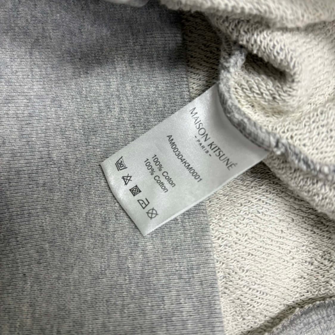 메종키츠네 신형 폭스 그레이 후드집업(XL) 상품이미지8