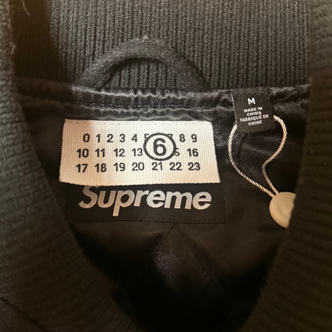 슈프림 마르지엘라 MM6 스플릿 바시티 자켓 M 상품이미지3