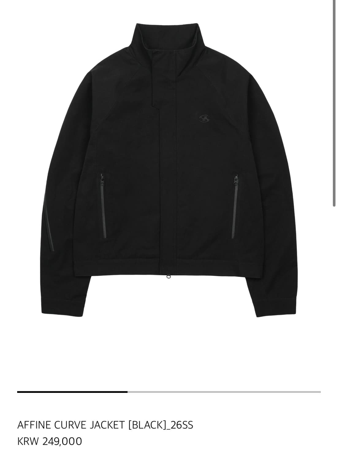 산산기어 어파인 커브 자켓 26ss 상품이미지1