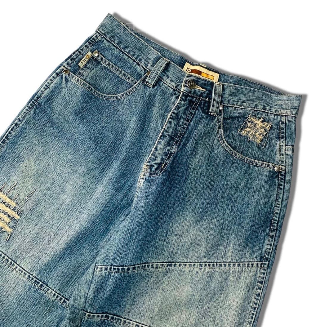 SOUTHPOLE 사우스폴 올드스쿨 데미지 데님 상품이미지3