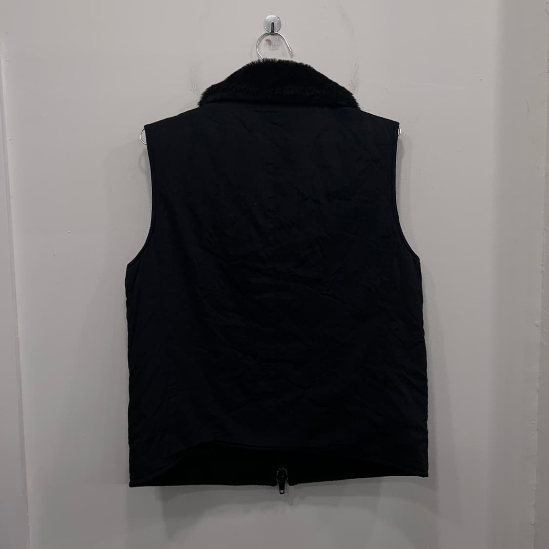 아르마니 익스체인지 퍼 카라 집업 퀼팅 베스트 상품이미지5