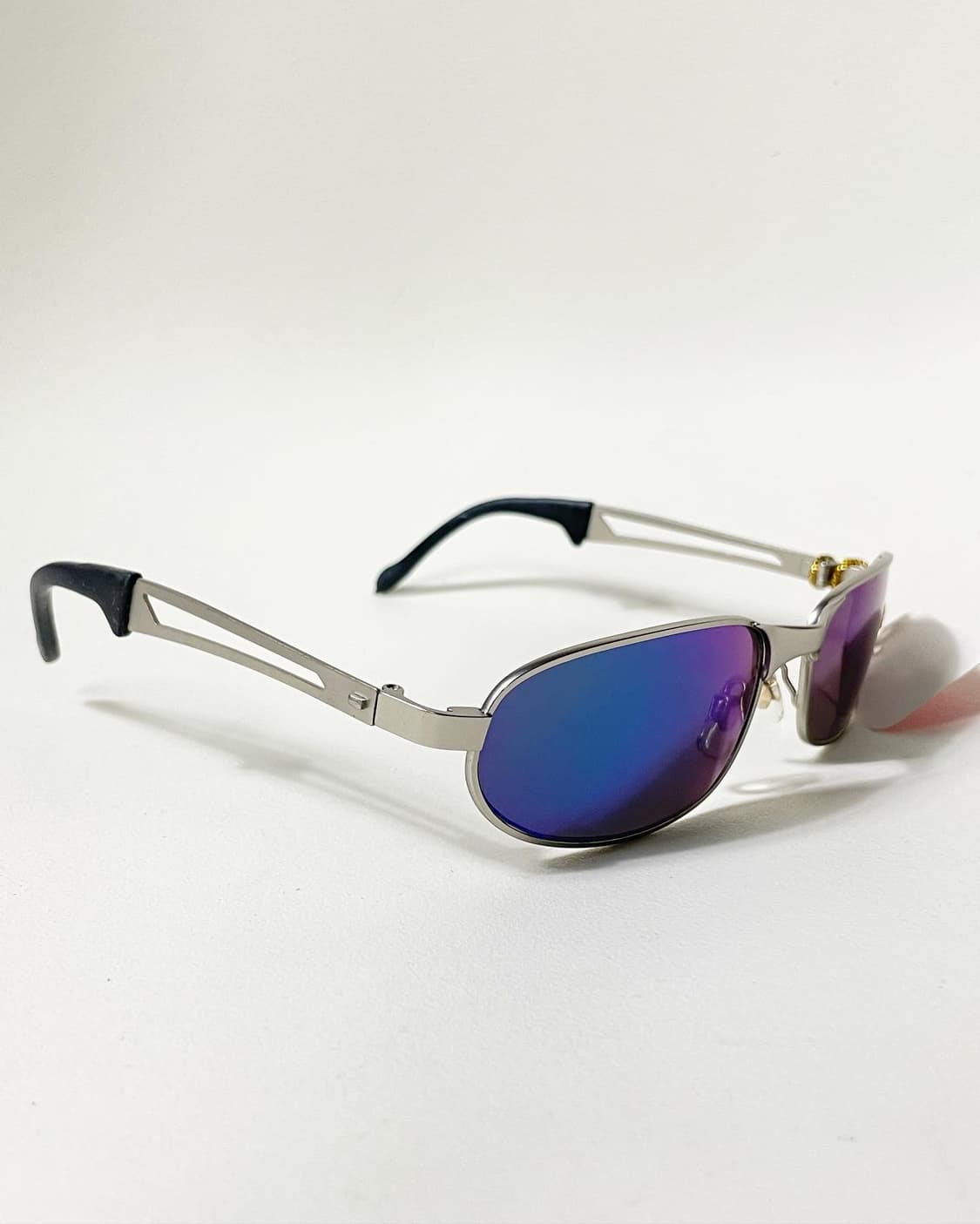 90s 일본제 Civil 실버메탈 편광 빈티지 선글라스 상품이미지3