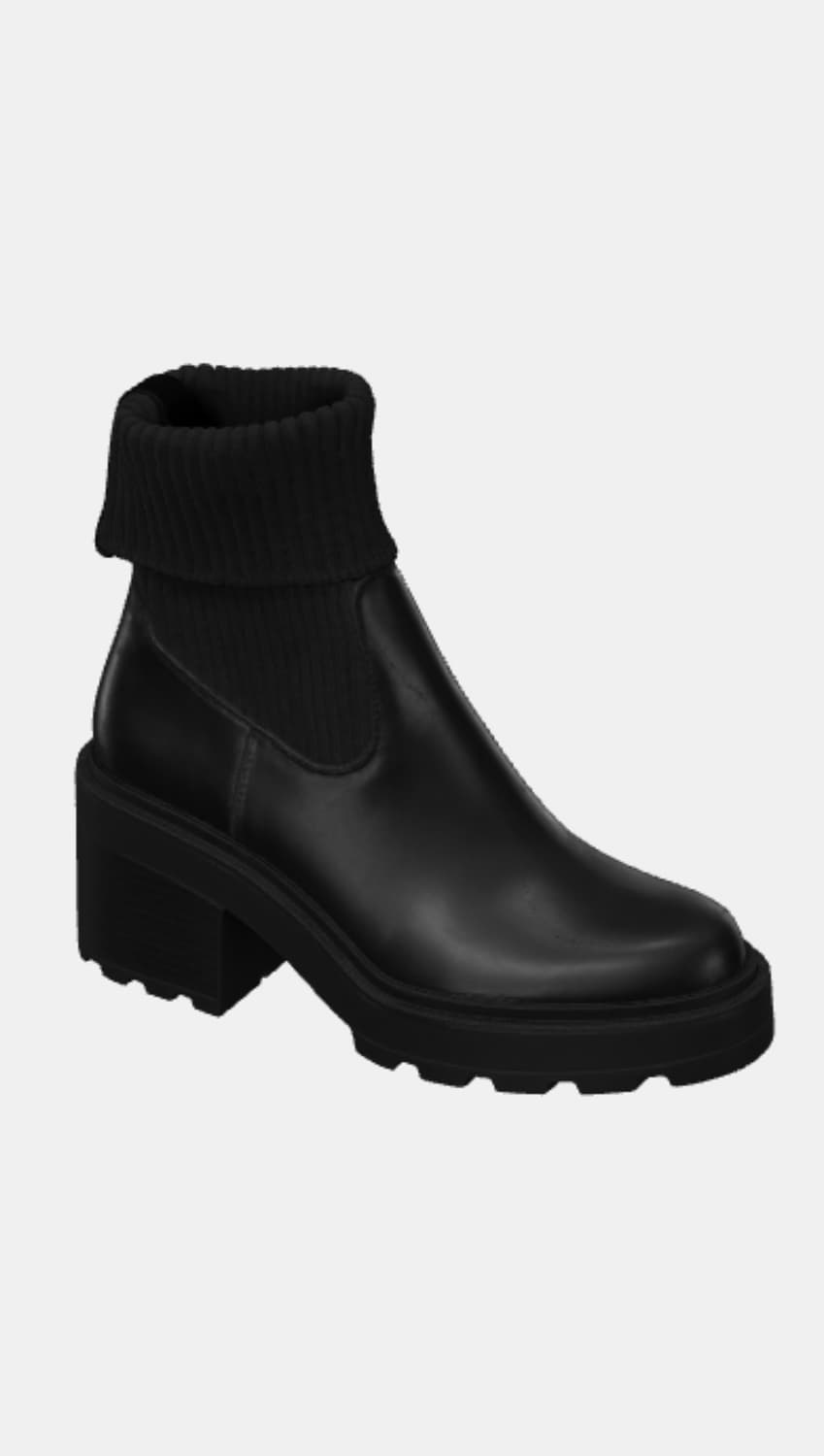 자라 리브드 삭스 트랙 앵클부츠  상품이미지2