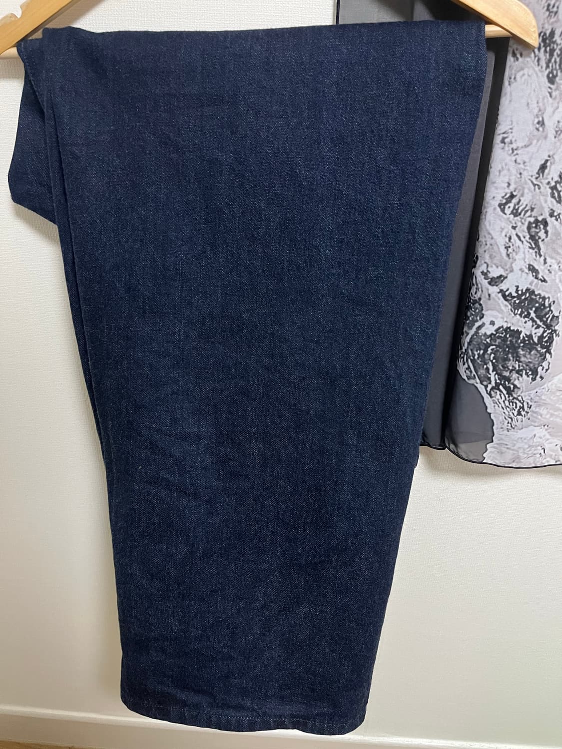 (4)해칭룸 와이드 커브드 워시드 인디고4사이즈 상품이미지1