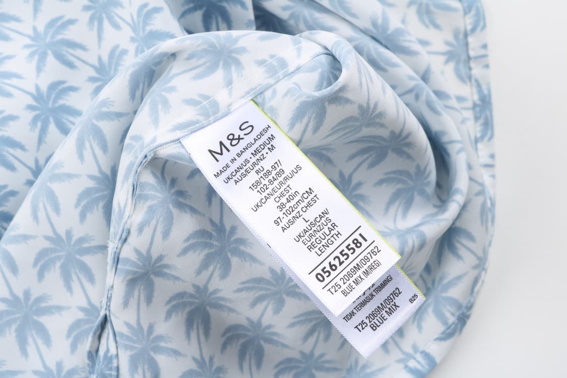 [M] M&S 야자수 하와이안 셔츠 상품이미지5