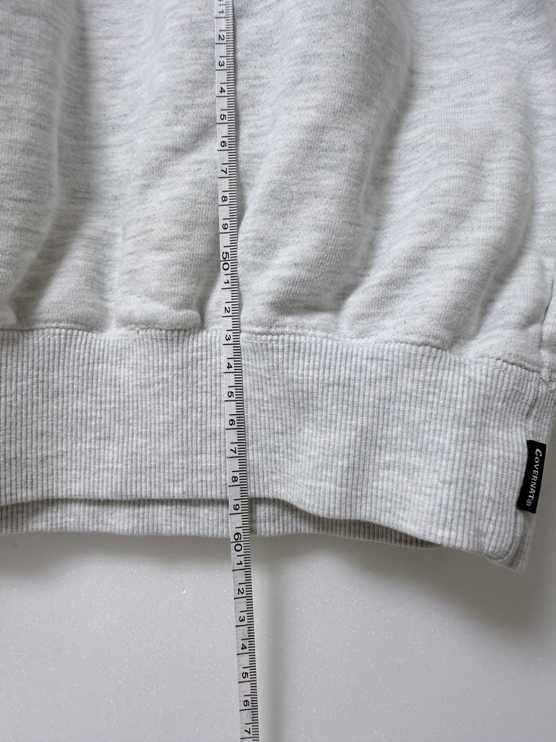 커버낫(COVERNAT) 로고 맨투맨 그레이 데일리  상품이미지7