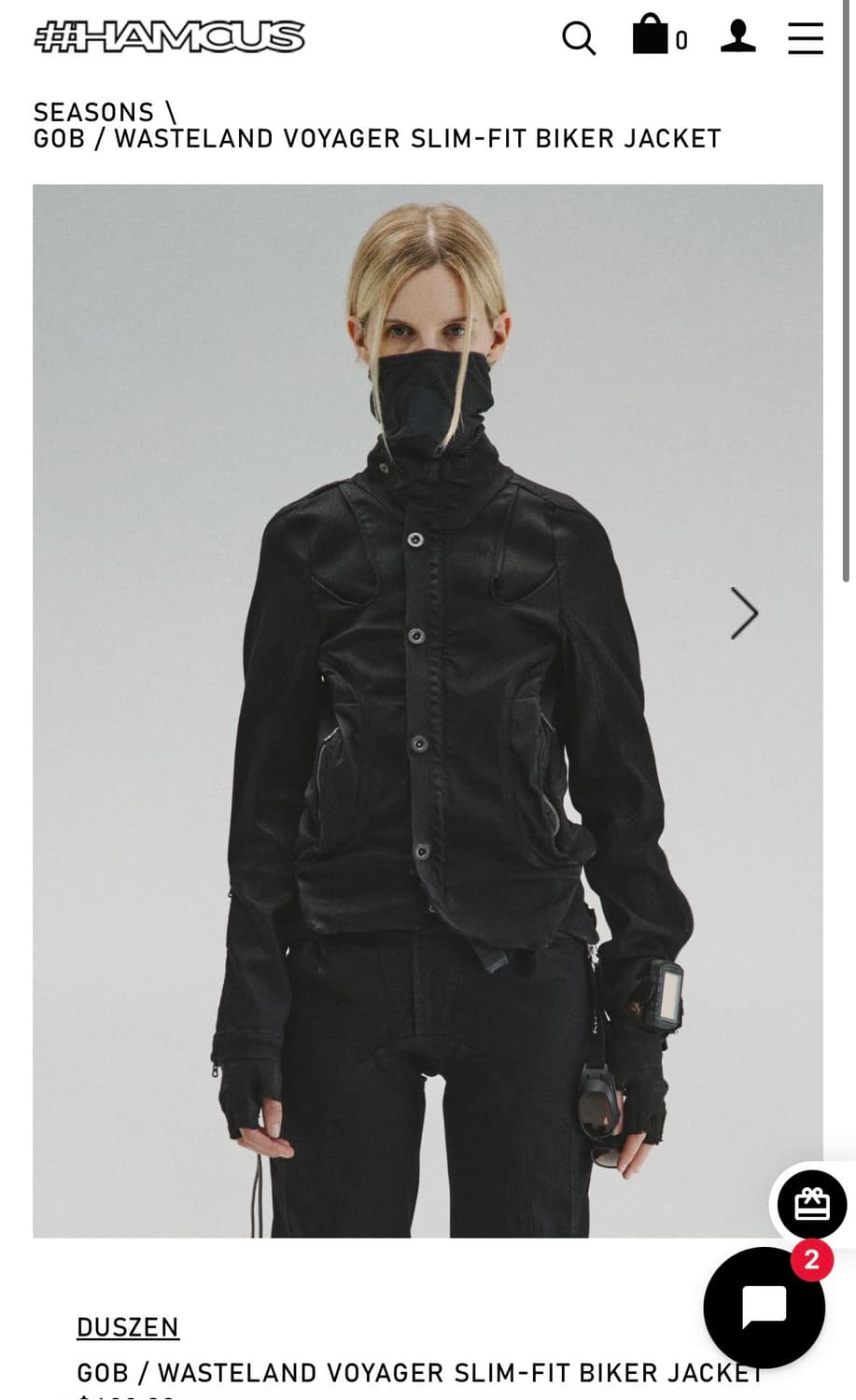 (L)햄커스 바이커 자켓 상품이미지1