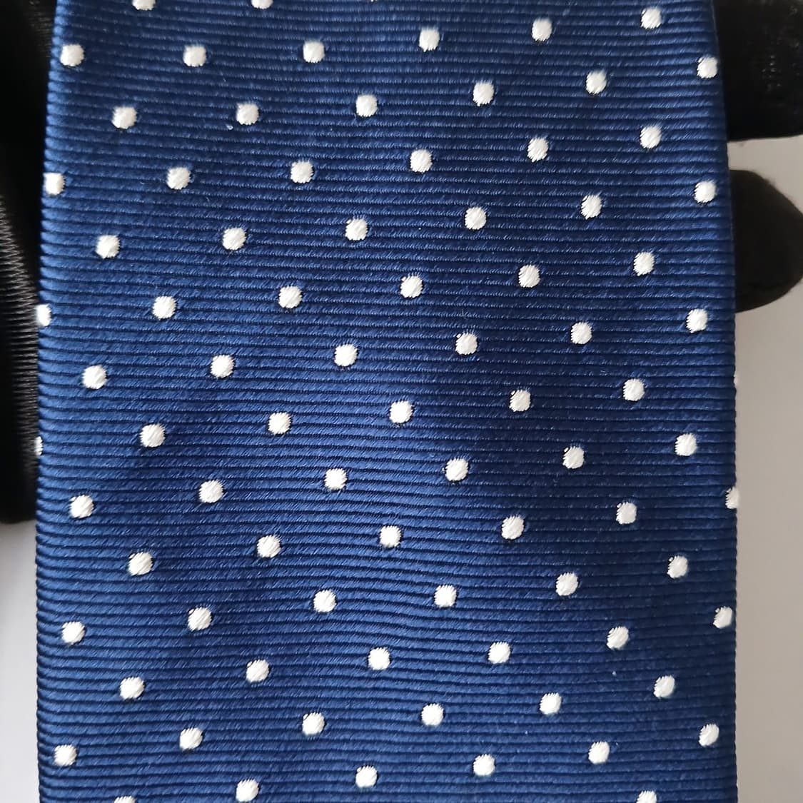 메트로시티 실크 네이비 도트 슬림 넥타이 7.9cm A+등급 A19133 상품이미지6