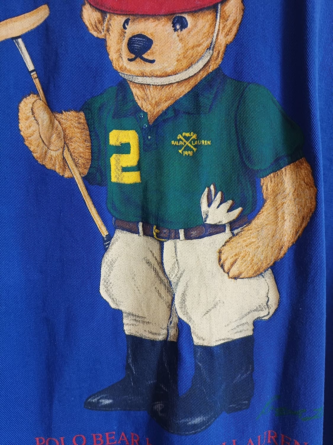 90s 폴로베어 랄프로렌 블루종 자켓 로라이프 polo bear 상품이미지6