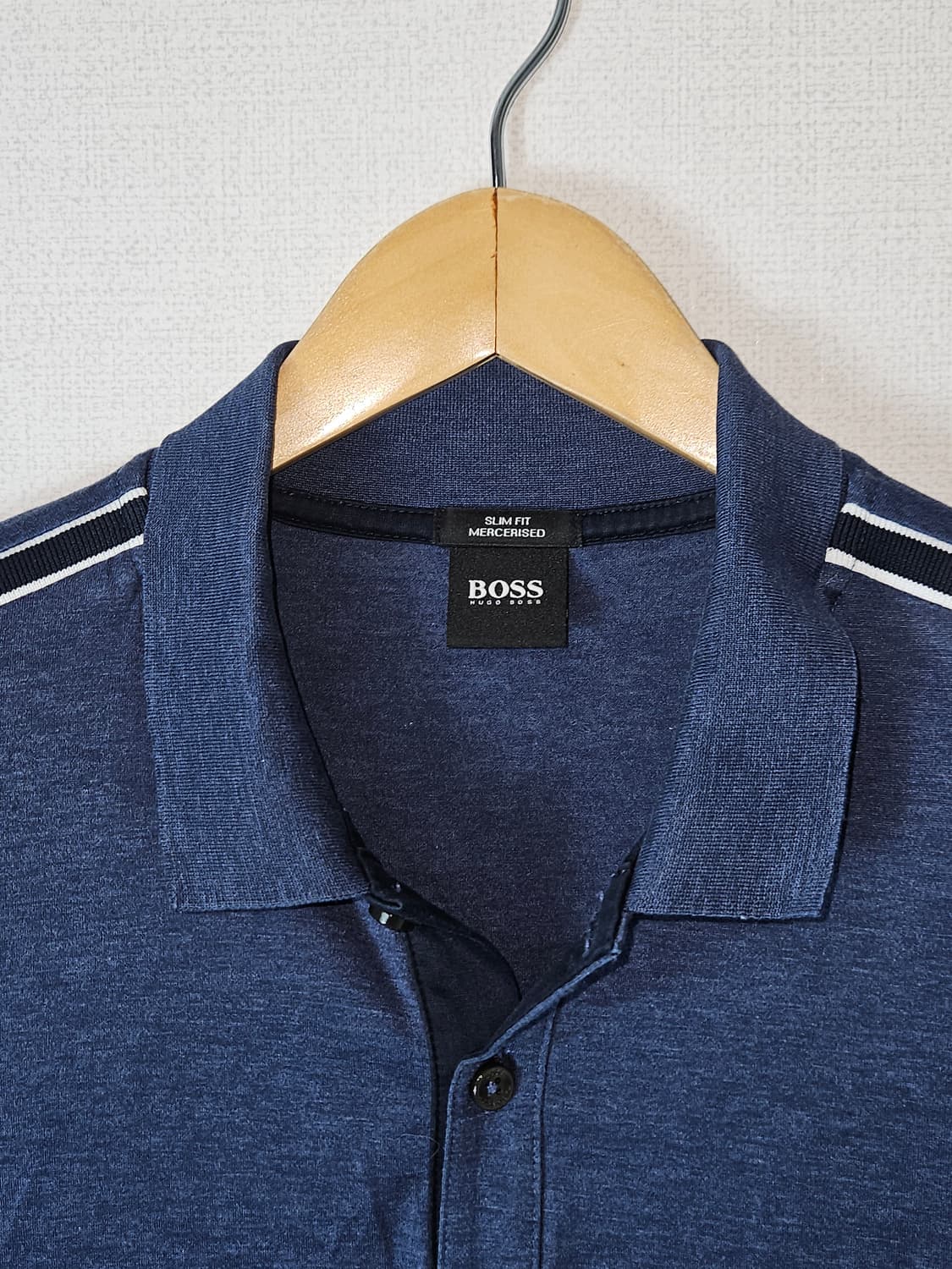 휴고보스 BOSS 스틸 긴팔 카라티 기능성 소프트코튼 L 상품이미지3