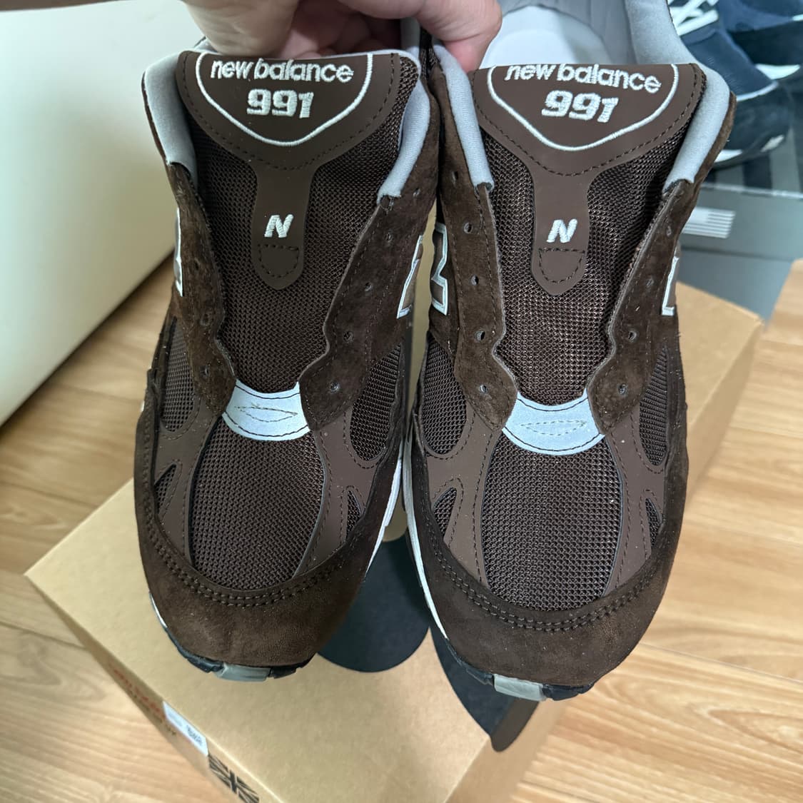 뉴발란스 991 브라운 280 신품급 상품이미지7