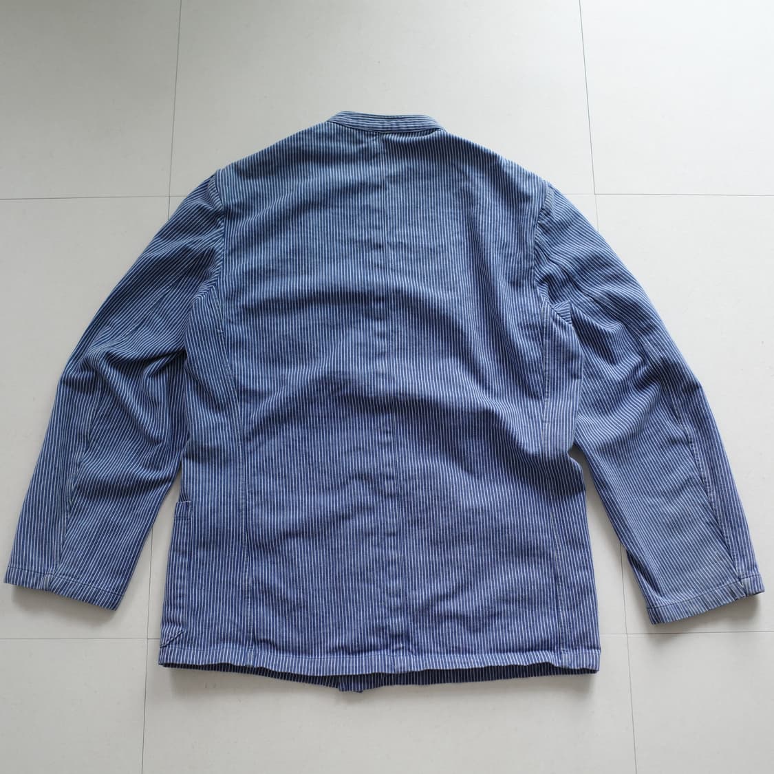 70s 프렌치 아티잔 히코리 셀비지 워크 초어 자켓 상품이미지8