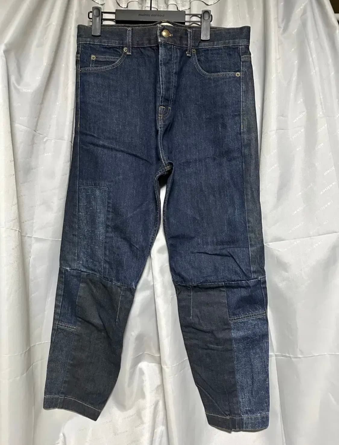 알렉산더 맥퀸 데님 패널 입체 팬츠 상품이미지1