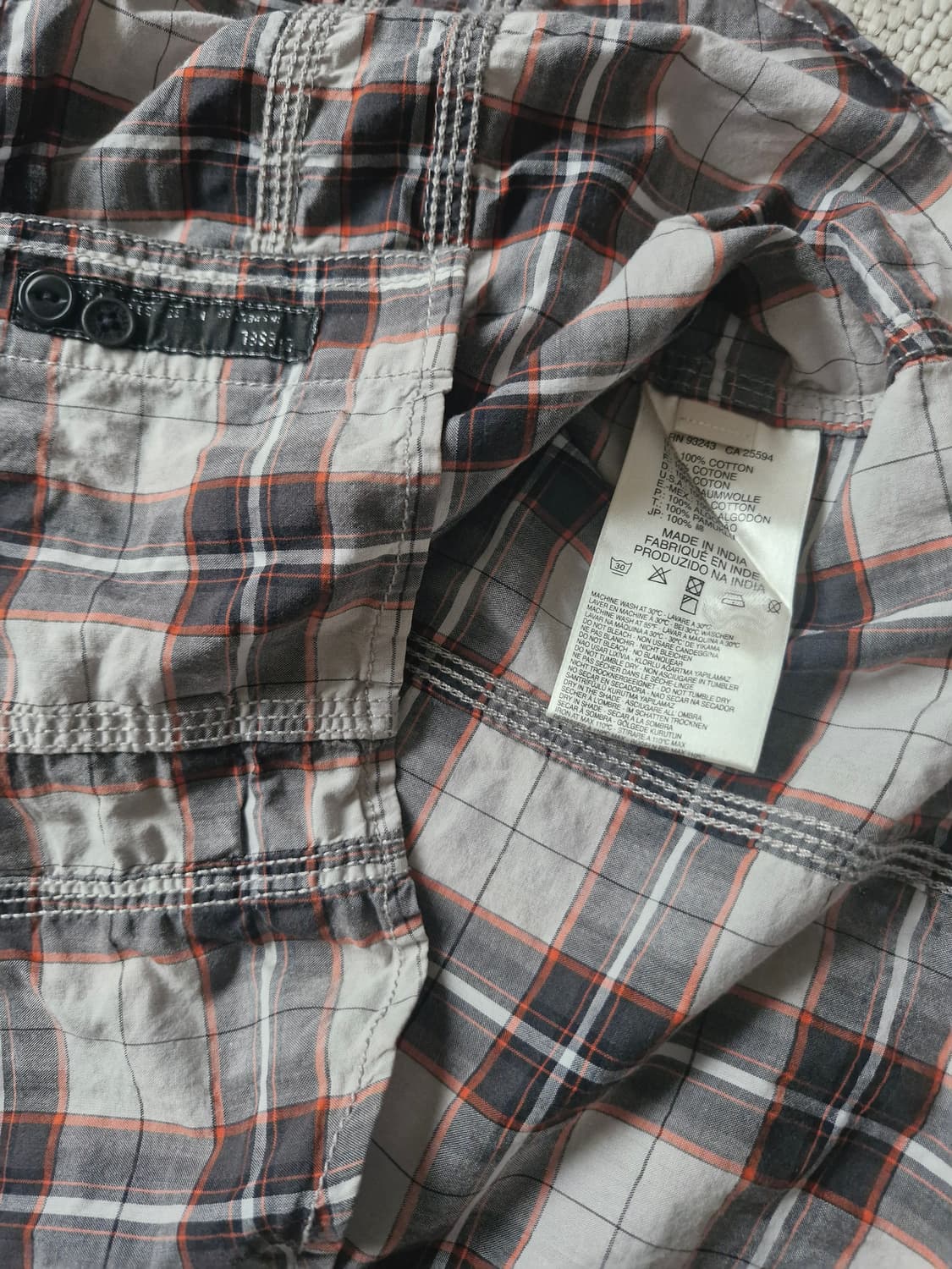 디젤 플레이드 워크셔츠 L  상품이미지7