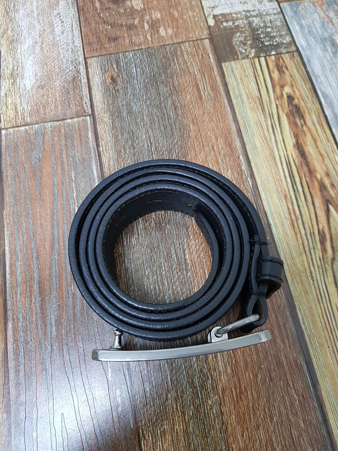 [정품] Dsquared 디스퀘어드 블랙 가죽 벨트 상품이미지2