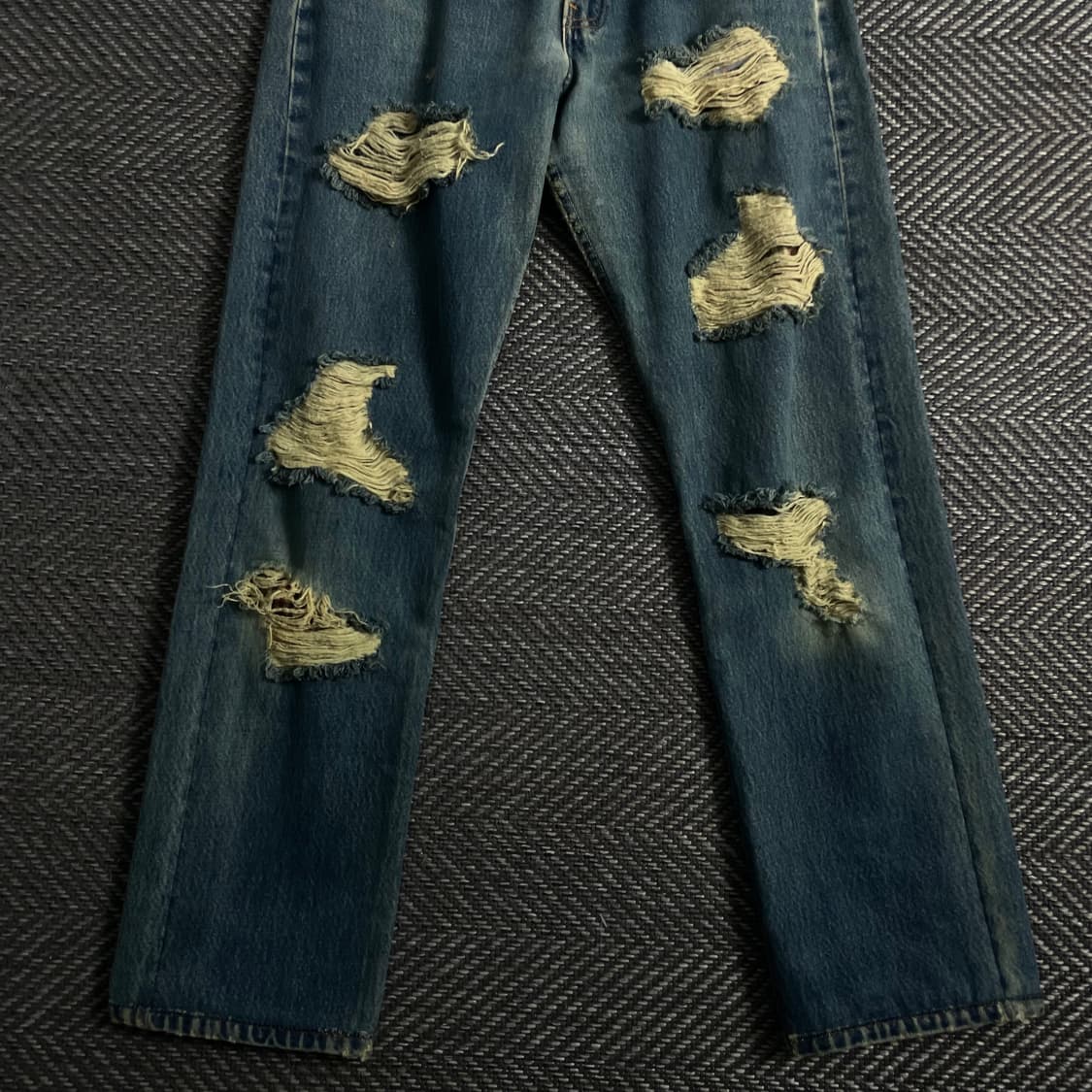 리바이스 501 디스트로이드 데님 워싱 팬츠o 3936 상품이미지2