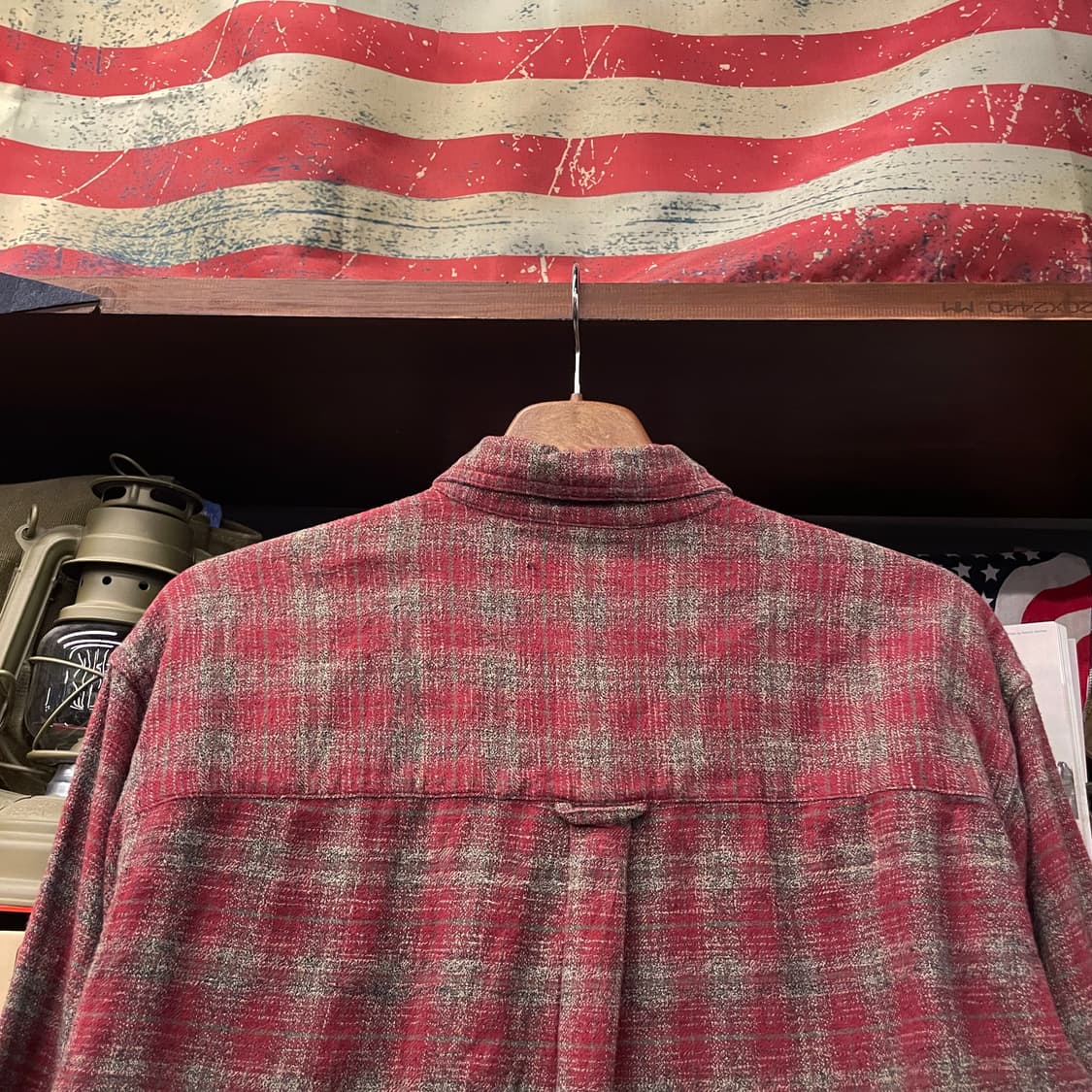 90s 컬럼비아 플란넬 체크 포켓 셔츠 상품이미지4