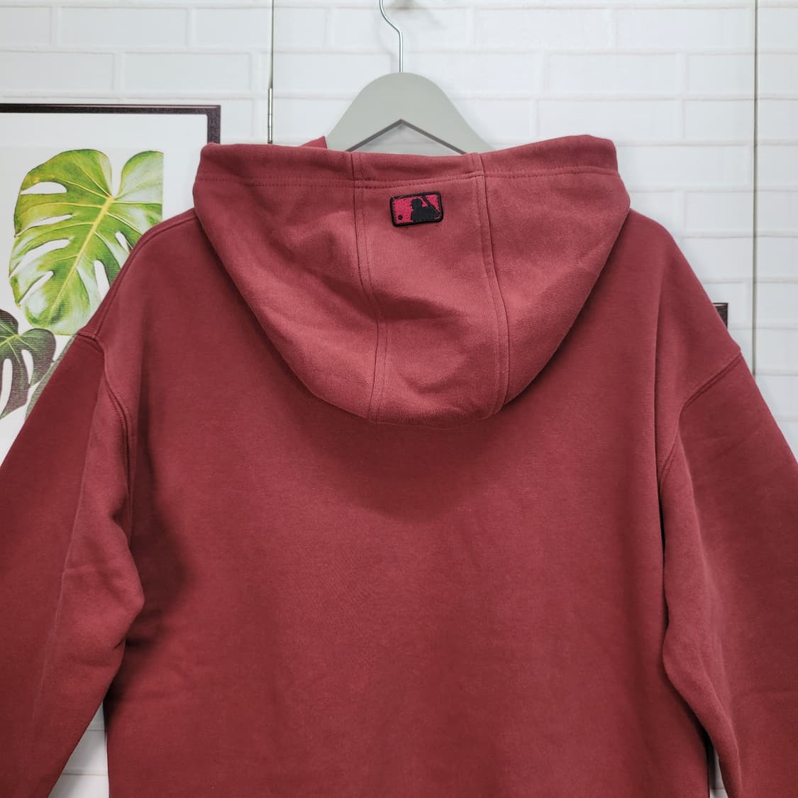 MLB 양키즈 컬러 박스 포이트 후드 긴팔 티셔츠 M/95사이즈 상품이미지5