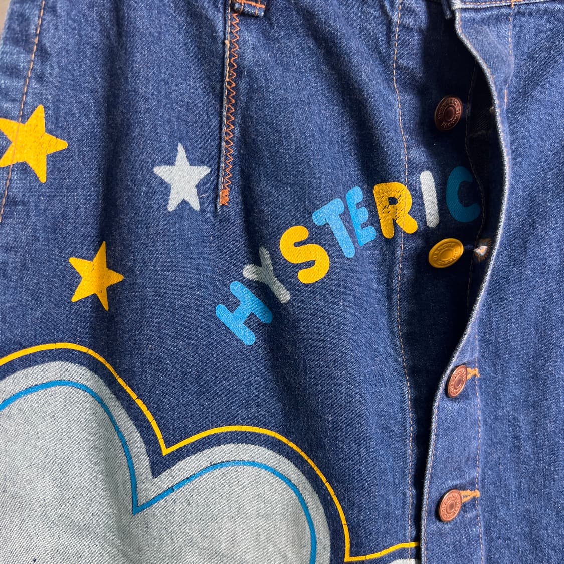 90's 히스테릭 글래머 빈티지 데님 스커트  상품이미지5