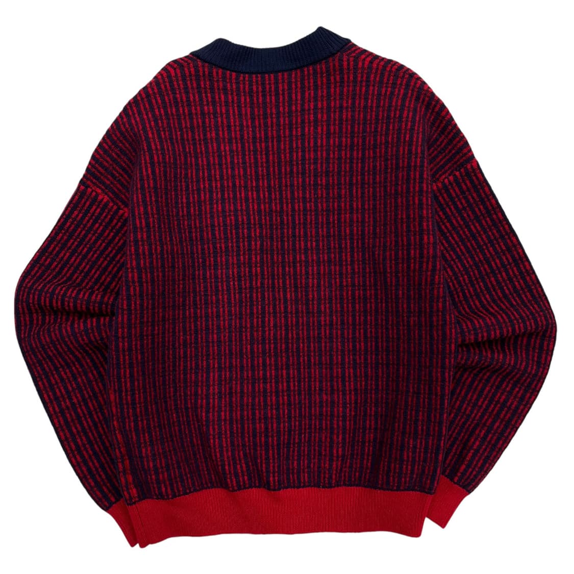 겐조 타이거 로고 레드 네이비 배색 버튼 니트 가디건 ( 동일 중고매물  상품이미지4