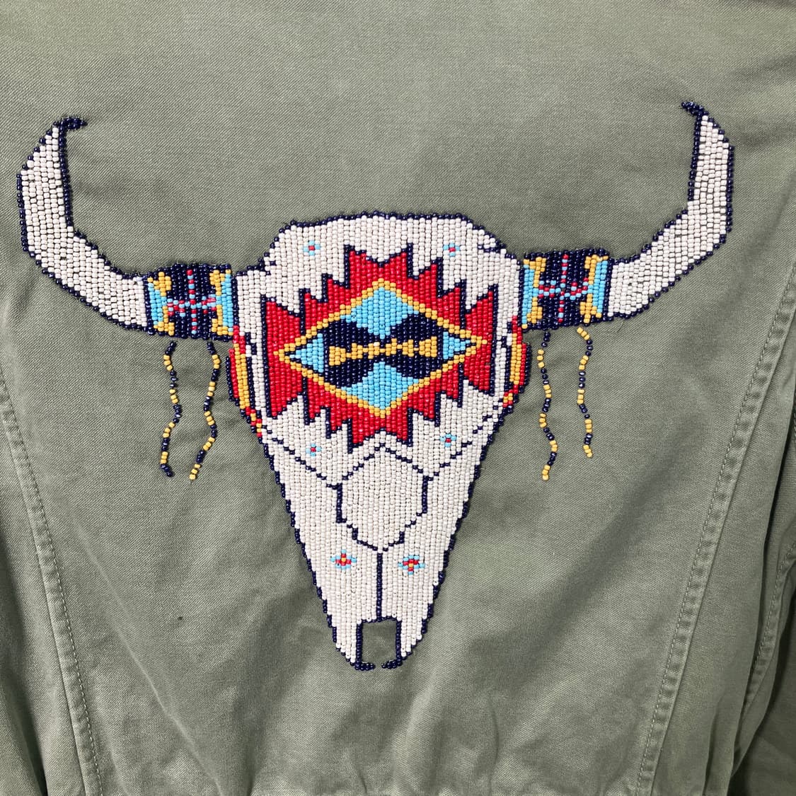 데님앤서플라이 랄프로렌 비즈 장식 M-65 필드자켓 S 상품이미지4