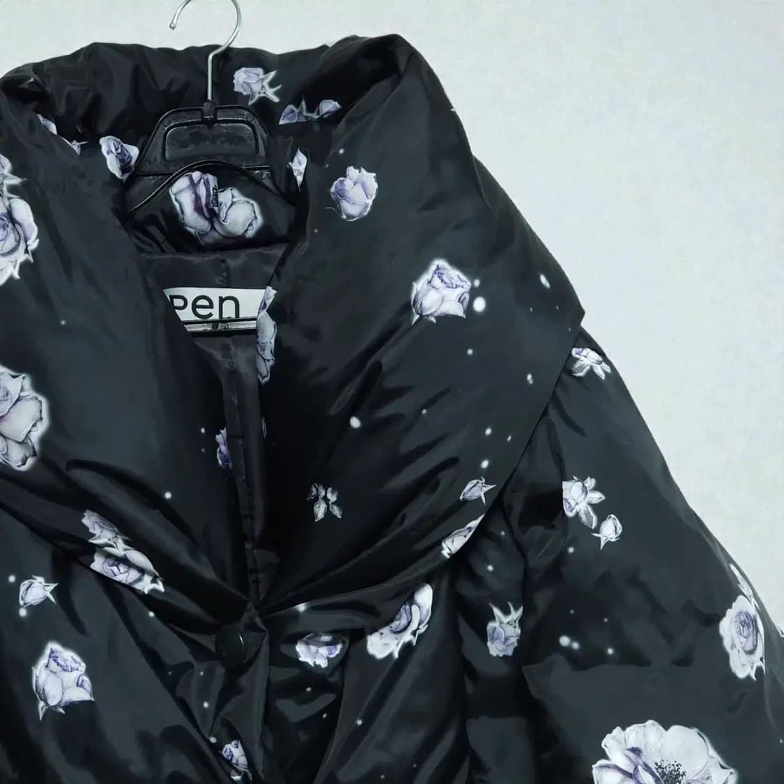 66 77사이즈 OPEN YY 오픈와이와이 숄카라 덕다운 패딩 상품이미지4