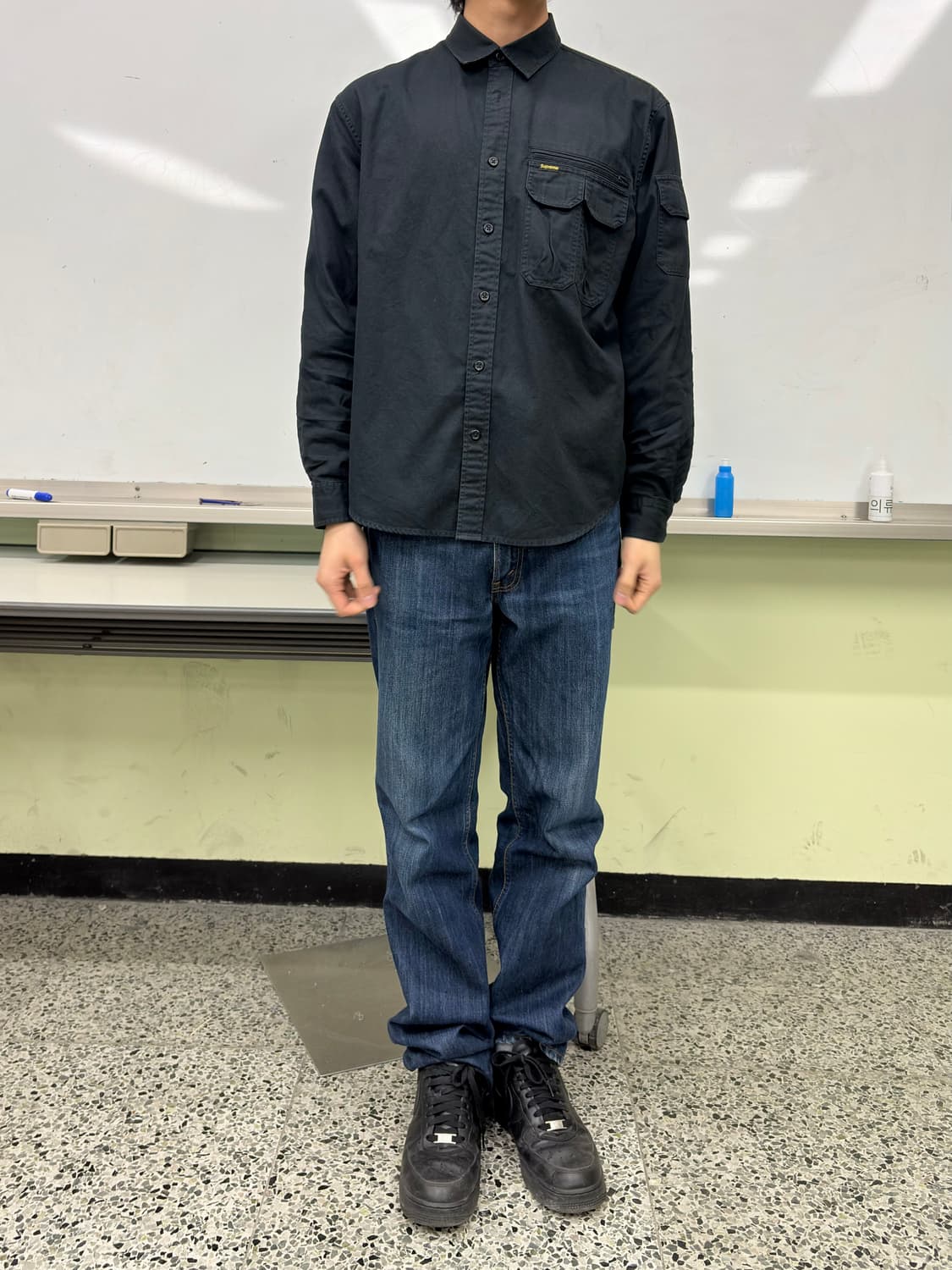 급처)슈프림 워크셔츠 m 상품이미지2