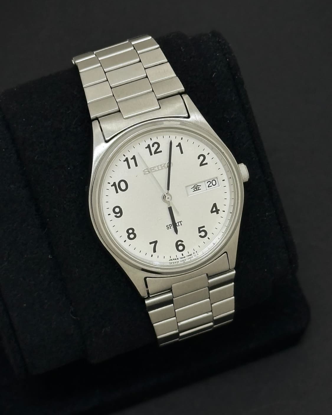 세이코 스피릿 숫자 인덱스 쿼츠 시계 상품이미지1