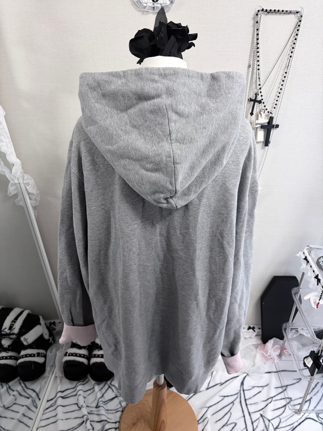 스투시 오버핏 회핑 후드 원피스 상품이미지8